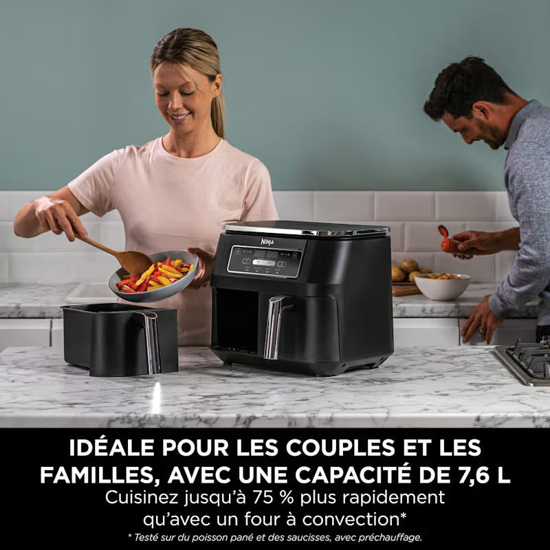 Air Fryer Ninja DualZone, 7.6L, 4-en-1